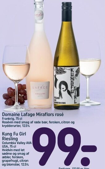 REMA 1000 Domaine Lafage Miraflors rosé Frankrig, 75 cl tilbud