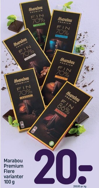 REMA 1000 Marabou Premium Flere varianter 100 g tilbud