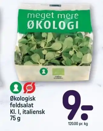 Økologisk feldsalat KI. I, italiensk 75 g