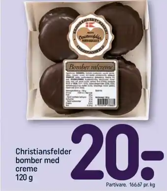 REMA 1000 Christiansfelder bomber med creme tilbud