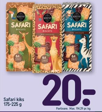 Safari kiks 175-225 g