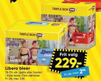 Bilka Libero bleer tilbud