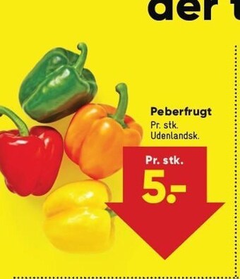 Bilka Peberfrugt tilbud
