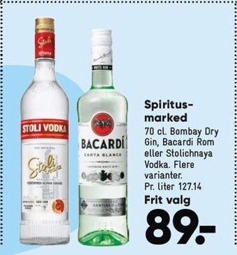 Bilka Spiritusmarked tilbud