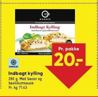 Bilka Indbagt kylling tilbud