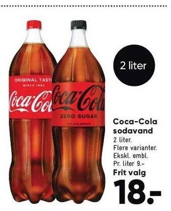 Bilka Coca-cola sodavand tilbud