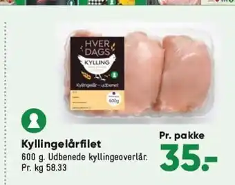 Bilka Kyllingelårfilet tilbud