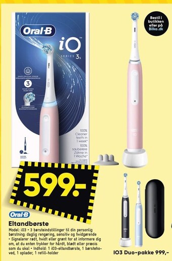 Bilka Oral-b eltandbørste tilbud