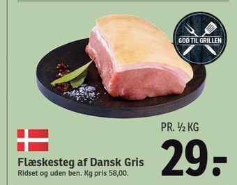 SPAR Flæskesteg af dansk gris tilbud