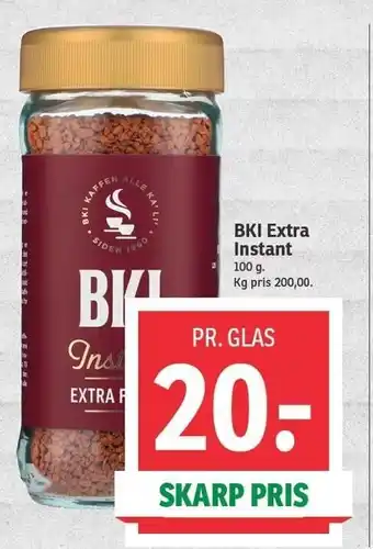 SPAR Bki extra instant tilbud