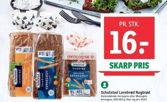 SPAR Schulstad levebrød rugbrød tilbud