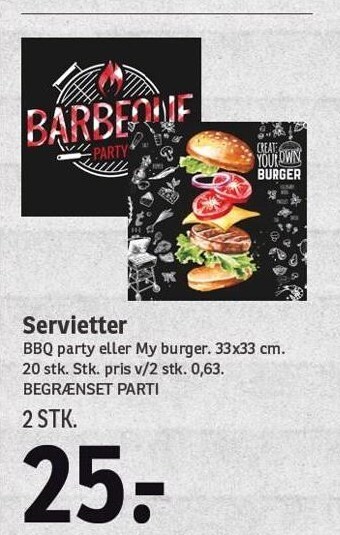 SPAR Servietter tilbud