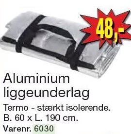 Harald Nyborg Aluminium liggeunderlag tilbud