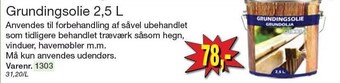 Harald Nyborg Decora grundingsolie 2,5 l tilbud