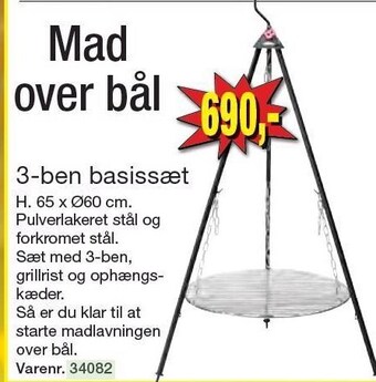 Harald Nyborg 3-ben basissæt tilbud