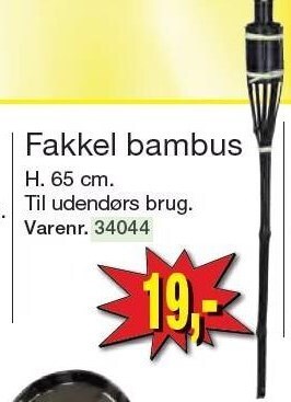 Harald Nyborg Fakkel bambus tilbud