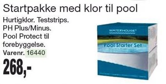 Harald Nyborg Startpakke med klor til pool tilbud