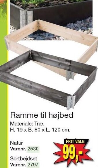 Ramme til højbed