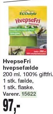 Harald Nyborg Hvepsefri hvepsefælde tilbud