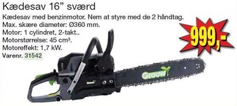 Harald Nyborg Kædesav 16´´ sværd tilbud