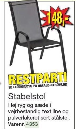 Harald Nyborg Stabelstol tilbud