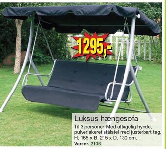 Harald Nyborg Luksus hængesofa tilbud