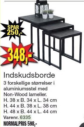 Harald Nyborg Indskudsborde tilbud