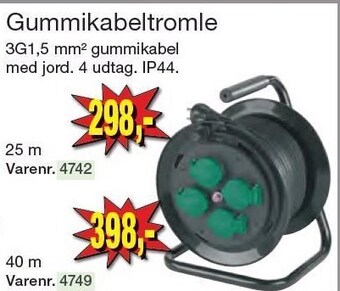 Gummikabeltromle