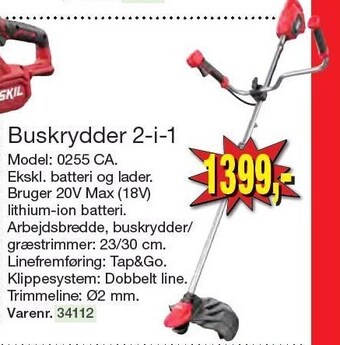 Harald Nyborg Buskrydder 2-i-1 tilbud