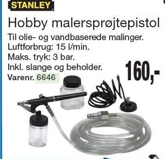 Harald Nyborg Stanley hobby malersprøjtepistol tilbud