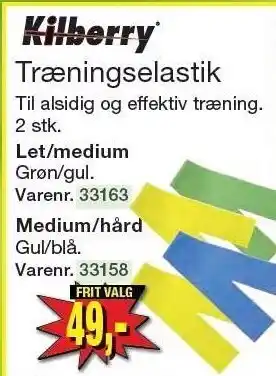 Harald Nyborg Kilberry træningselastik tilbud