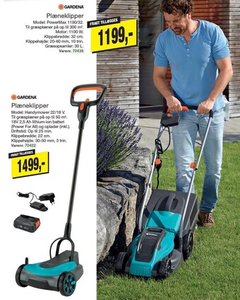 Harald Nyborg Plæneklipper tilbud