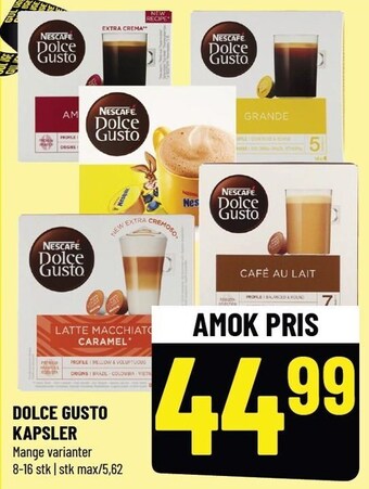Dolce gusto kapsler