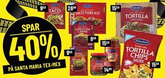 Løvbjerg Spar 40% på santa maria tex-mex tilbud
