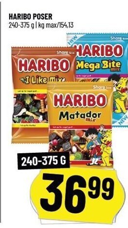 Løvbjerg Haribo poser tilbud