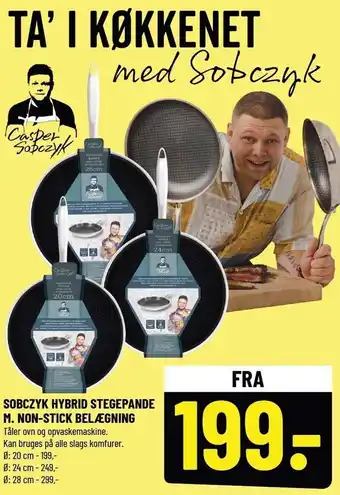 Løvbjerg Sobczyk hybrid stegepande m. non-stick belægning tilbud