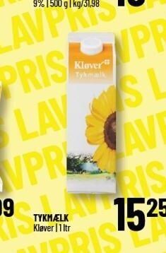 Løvbjerg Kløver tykmælk tilbud