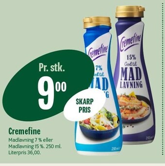 Min Købmand Cremefine tilbud