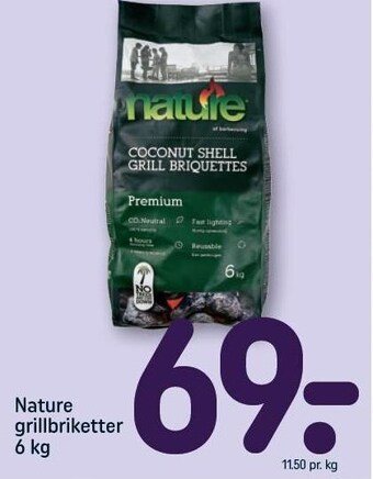 REMA 1000 Nature grillbriketter tilbud