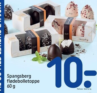 REMA 1000 Spangsberg flødebolletoppe 60 g tilbud