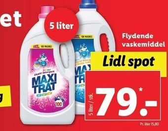 Lidl Flydende vaskemiddel tilbud