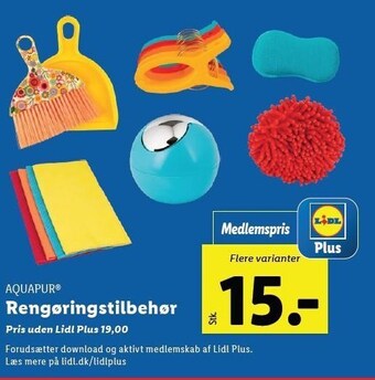 Aquapur rengøringstilbehør
