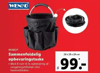 Wenko sammenfoldelig opbevaringstaske
