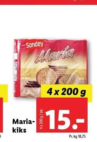 Lidl Mariakiks tilbud