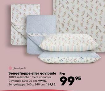 Kvickly Sengetæppe eller gavlpude tilbud