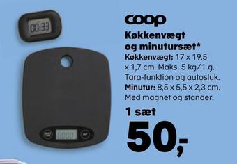 Køkkenvægt og minutursæt