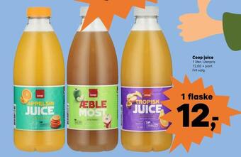 SuperBrugsen Coop juice tilbud