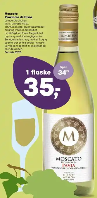 Kvickly Moscato provincia di pavia tilbud