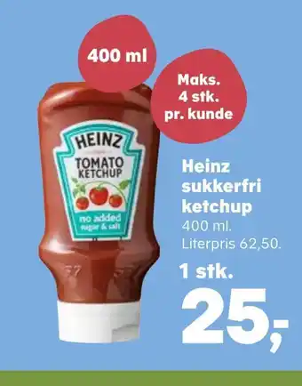 Heinz sukkerfri ketchup