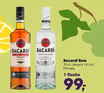 Kvickly Bacardi rom tilbud